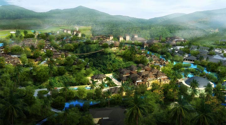 廣東河源御臨門溫泉度假村溫泉設(shè)計