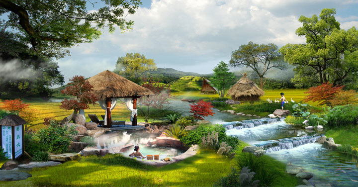 溫泉開(kāi)發(fā)的生態(tài)環(huán)境要優(yōu)美